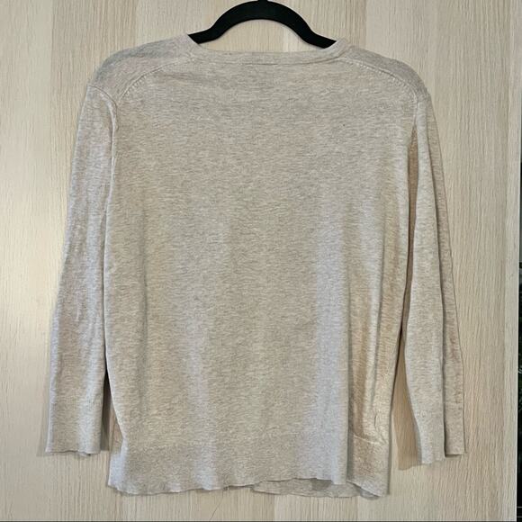 Ann Taylor Factory Flower Appliqué Cardigan - Picture 3 of 3